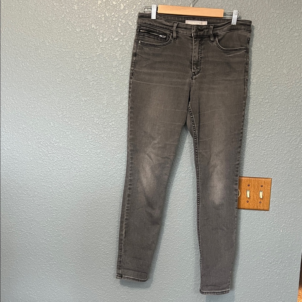 Athleta Women Moto Skinny Zipper Jeans Size 10
